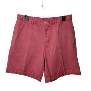 Vineyard Vines Mens Classic Cotton Chino Shorts Size 34 Pink Casual Summer Wear